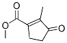 methyl 2-methyl-3-oxo-cyclopentene-1-carboxylate Struktur