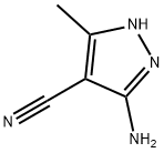 3-amino-5-methyl-1H-pyrazole-4-carbonitrile Structure