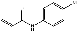 N-(4-氯苯基)丙烯酰胺, 5453-48-5, 结构式