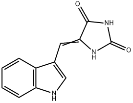 5-[(1H-indol-3-yl)methylidene]imidazolidine-2,4-dione Structure