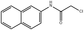 2-クロロ-N-2-ナフトイルアセトアミド 化学構造式