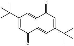 3,7-Di-tert-butylnaphthalene-1,5-dione Structure