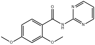 Benzamide, 2,4-dimethoxy-N-2-pyrimidinyl- (9CI) Struktur