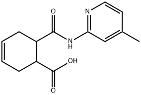 3-Cyclohexene-1-carboxylicacid,6-[[(4-methyl-2-pyridinyl)amino]carbonyl]-|