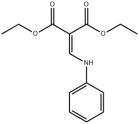 2-PHENYLAMINOMETHYLENE-MALONIC ACIDDIETHYL ESTER Structure