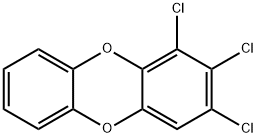 1,2,3-三氯二苯并-对-二恶英 结构式