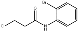 N-(2-BROMOPHENYL)-3-CHLOROPROPANAMIDE 结构式