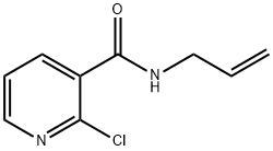 N-アリル-2-クロロニコチンアミド 化学構造式