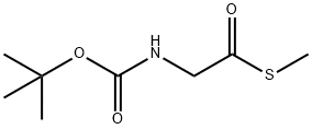 Ethanethioic acid, [[(1,1-dimethylethoxy)carbonyl]amino]-, S-methyl ester (9CI) Struktur