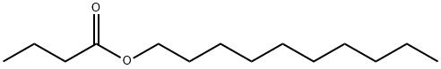 丁酸癸酯,5454-09-1,结构式