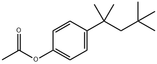 4-叔辛基苯酚乙酸酯, 5454-15-9, 结构式