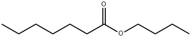 BUTYL HEPTANOATE Structure