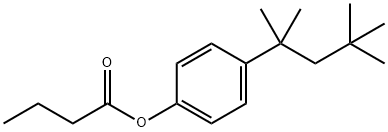 [4-(2,4,4-trimethylpentan-2-yl)phenyl] butanoate Struktur