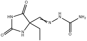[(4-ethyl-2,5-dioxo-imidazolidin-4-yl)methylideneamino]urea Structure