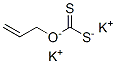 Dithiocarbonic acid O-allyl S-potassium salt Structure