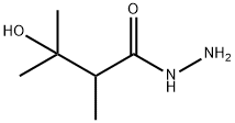 3-hydroxy-2,3-dimethyl-butanehydrazide Struktur