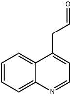 2-(喹啉-4-基)乙醛, 545423-96-9, 结构式