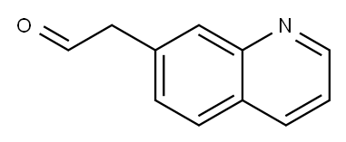 2-(quinolin-7-yl)acetaldehyde Structure