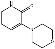 3-モルホリノ-5,6-ジヒドロピリジン-2(1H)-オン 化学構造式