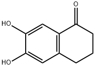 3,4-Dihydro-6,7-dihydroxy-1(2H)-naphthalenone,54549-75-6,结构式