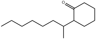 2-(1-Methylheptyl)cyclohexanone Struktur
