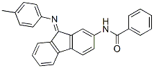 N-[9-(4-methylphenyl)iminofluoren-2-yl]benzamide Struktur