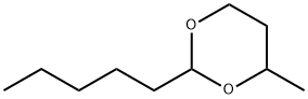 4-メチル-2-ペンチル-1,3-ジオキサン 化学構造式
