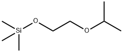 Trimethyl[2-(1-methylethoxy)ethoxy]silane Structure
