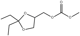 545517-65-5 Carbonic acid, (2,2-diethyl-1,3-dioxolan-4-yl)methyl methyl ester (9CI)