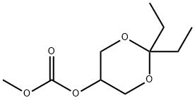 Carbonic acid, 2,2-diethyl-1,3-dioxan-5-yl methyl ester (9CI) Structure