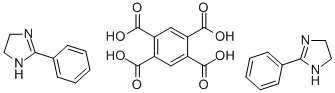 Pyromellitic acid di(2-phenyl-2-imidazoline) salt Struktur