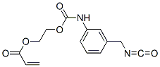 2-[[[(3-isocyanatomethylphenyl)amino]carbonyl]oxy]ethyl acrylate Structure