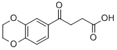 4-(2,3-二氢-1,4-苯并二氧-6-基)-4-氧丁酸,54557-81-2,结构式
