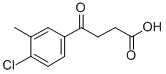 4-(4-クロロ-3-メチルフェニル)-4-オキソ酪酸 化学構造式