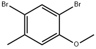 2,4-二溴-5-甲氧基甲苯, 5456-94-0, 结构式