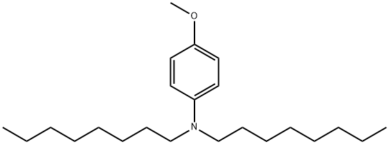 N,N-dioctyl-p-anisidine Structure
