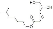 isooctyl [(2,3-dihydroxypropyl)thio]acetate Structure