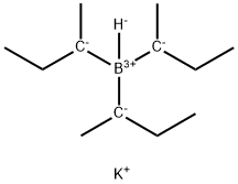 水素化トリ-sec-ブチルほう素カリウム 化学構造式