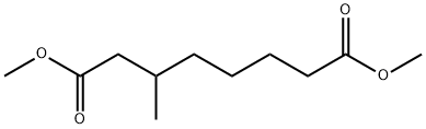 3-メチルオクタン二酸ジメチル 化学構造式