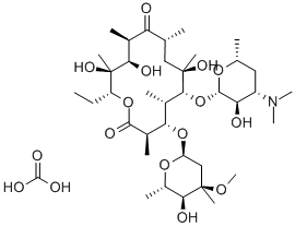 Erythromycin Carbonate Struktur