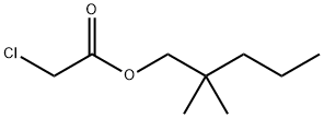 2,2-dimethylpentyl 2-chloroacetate Struktur