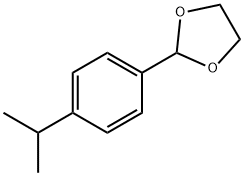 2-(4-propan-2-ylphenyl)-1,3-dioxolane Struktur