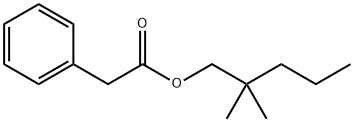 2,2-dimethylpentyl 2-phenylacetate 结构式