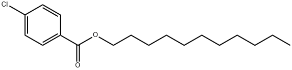 4-Chlorobenzoic acid, undecyl ester Structure