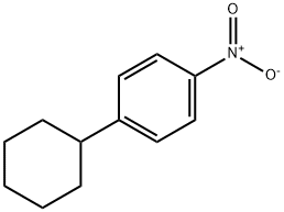 p-シクロヘキシル-1-ニトロベンゼン 化学構造式