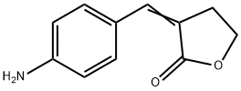3-[(4-aminophenyl)methylidene]oxolan-2-one Structure