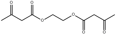 ビス(アセト酢酸)エチレン 化学構造式