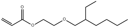 2-(2-ethylhexoxy)ethyl prop-2-enoate Struktur