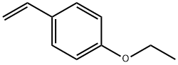 1-エテニル-4-エトキシベンゼン 化学構造式