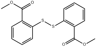 2,2'-ジチオビス(安息香酸メチル) 化学構造式
